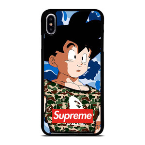 CAMO GOHAN BAPE SUPREME iPhone XS Max Case Cover