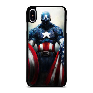 CAPTAIN AMERICA MARVEL ART iPhone XS Max Case Cover