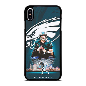 CARSON WENTZ PHILADELPHIA EAGLES NFL iPhone XS Max Case Cover