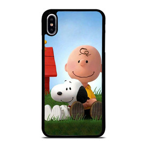 CHARLIE BROWN PEANUTS GRASS iPhone XS Max Case Cover