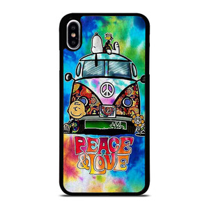 CHARLIE BROWN PEANUTS PEACE LOVE iPhone XS Max Case Cover