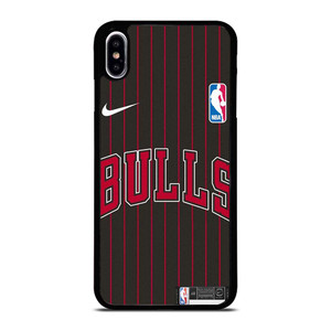 CHICAGO BULLS NIKE NBA STRIPE iPhone XS Max Case Cover CHICAGO BULLS NIKE NBA STRIPE iPhone XS Max Case Cover