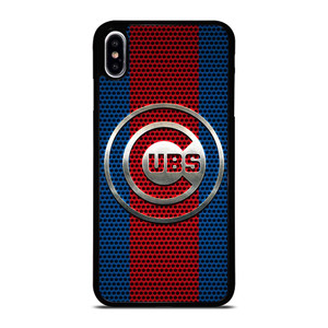 CHICAGO CUBS PLATE LOGO iPhone XS Max Case Cover CHICAGO CUBS PLATE LOGO iPhone XS Max Case Cover