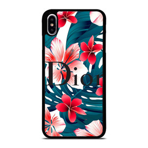 CHRISTIAN DIOR HIBISCUS FLOWER iPhone XS Max Case Cover
