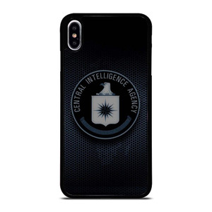 CIA CENTRAL INTELLIGENCE AGENCY METAL LOGO iPhone XS Max Case Cover