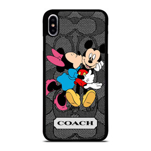 COACH MINNIE MICKEY MOUSE KISS iPhone XS Max Case Cover