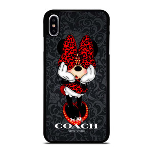 COACH MINNIE MOUSE CARTOON iPhone XS Max Case Cover