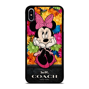 COACH MINNIE MOUSE FLOWER iPhone XS Max Case Cover