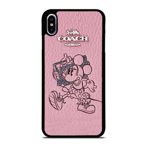 COACH MINNIE MOUSE PINK iPhone XS Max Case Cover COACH MINNIE MOUSE PINK iPhone XS Max Case Cover