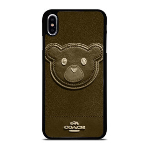COACH NEW YORK BROWN BEAR iPhone XS Max Case Cover COACH NEW YORK BROWN BEAR iPhone XS Max Case Cover
