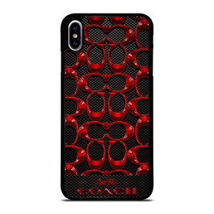 COACH NEW YORK CARBON iPhone XS Max Case Cover COACH NEW YORK CARBON iPhone XS Max Case Cover