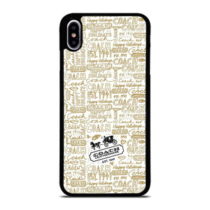 COACH NEW YORK COLLAGE iPhone XS Max Case Cover