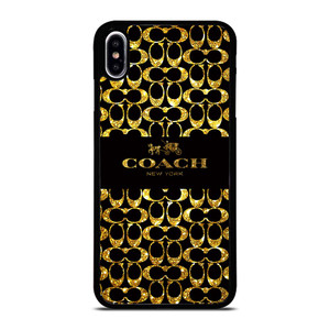 COACH NEW YORK GOLDEN iPhone XS Max Case Cover