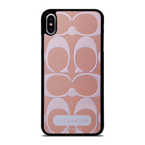 COACH NEW YORK PINK PATTERN iPhone XS Max Case Cover