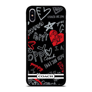 COACH NEW YORK POPPY iPhone XS Max Case Cover COACH NEW YORK POPPY iPhone XS Max Case Cover