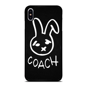 COACH NEW YORK RABBIT LEATHER iPhone XS Max Case Cover COACH NEW YORK RABBIT LEATHER iPhone XS Max Case Cover