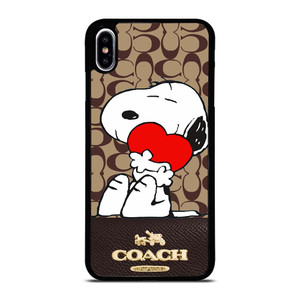 COACH NEW YORK SNOOPY iPhone XS Max Case Cover