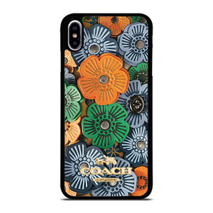 COACH NEW YORK TEA ROSE iPhone XS Max Case Cover