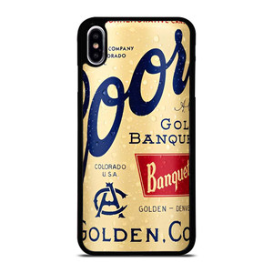 COORS GOLDEN BOTTLE iPhone XS Max Case Cover