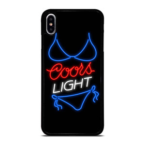 COORS LIGHT BEER BIKINI iPhone XS Max Case Cover