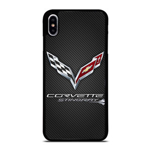 CORVETTE STINGRAY C7 CARBON LOGO iPhone XS Max Case Cover CORVETTE STINGRAY C7 CARBON LOGO iPhone XS Max Case Cover