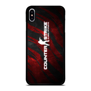 COUNTER STRIKE CSGO LOGO RED iPhone XS Max Case Cover COUNTER STRIKE CSGO LOGO RED iPhone XS Max Case Cover