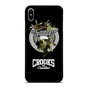 CROOKS AND CASTLES BANDANA SYMBOL iPhone XS Max Case Cover