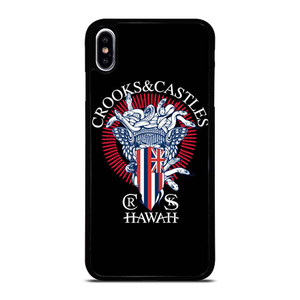 CROOKS AND CASTLES HAWAII LOGO iPhone XS Max Case Cover CROOKS AND CASTLES HAWAII LOGO iPhone XS Max Case Cover