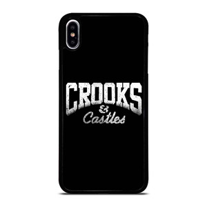 CROOKS AND CASTLES LOGO BLACK iPhone XS Max Case Cover CROOKS AND CASTLES LOGO BLACK iPhone XS Max Case Cover