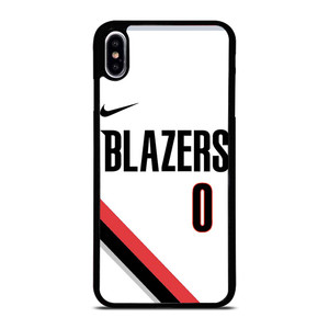DAMIAN LILLARD PORTLAND TRAIL BLAZERS WHITE iPhone XS Max Case Cover DAMIAN LILLARD PORTLAND TRAIL BLAZERS WHITE iPhone XS Max Case Cover
