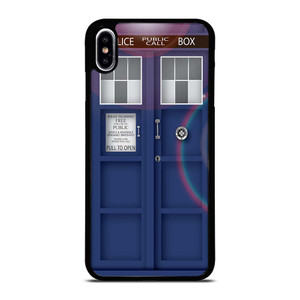 DOCTOR WHO PUBLIC CALL BOX iPhone XS Max Case Cover