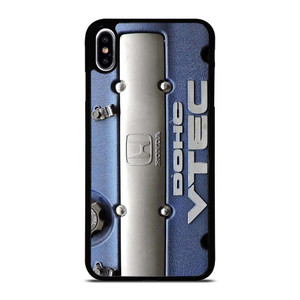 DOHC VTEC HONDA ENGINE BLUE iPhone XS Max Case Cover