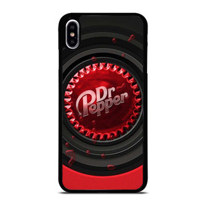 DR PEPPER SODA RED BLACK iPhone XS Max Case Cover