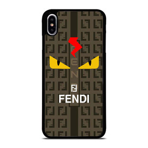 FENDI ROMA EYES LOGO iPhone XS Max Case Cover