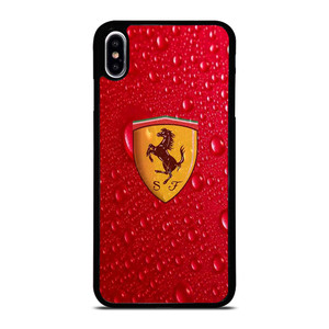 FERRARI DROP WATER RED iPhone XS Max Case Cover FERRARI DROP WATER RED iPhone XS Max Case Cover