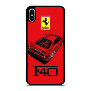 FERRARI F40 SUPERCAR LOGO iPhone XS Max Case Cover