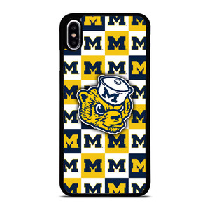 FOOTBALL MASCOT MICHIGAN WOLVERINES iPhone XS Max Case Cover