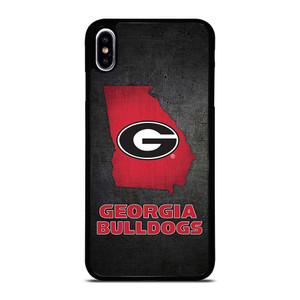 GEORGIA BULLDOGS SYMBOL METAL iPhone XS Max Case Cover