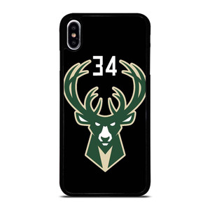 GIANNIS ANTETOKOUNMPO MILWAUKEE BUCKS LOGO iPhone XS Max Case Cover