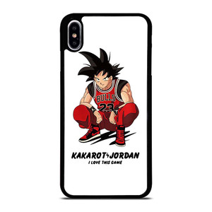 GOKU CHICAGO BULLS KAKAROT JORDAN iPhone XS Max Case Cover