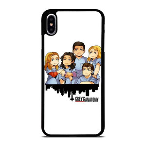 GREY'S ANATOMY CARTOON iPhone XS Max Case Cover GREY'S ANATOMY CARTOON iPhone XS Max Case Cover