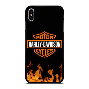 HARLEY DAVIDSON FIRE LOGO iPhone XS Max Case Cover