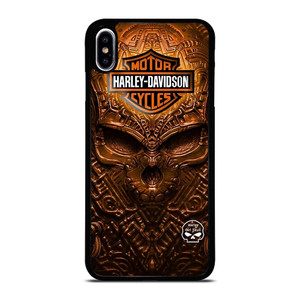 HARLEY DAVIDSON SKULL METAL MOTOR iPhone XS Max Case Cover