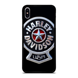 HARLEY DAVIDSON USA METAL EMBLEM iPhone XS Max Case Cover