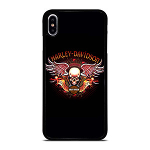 HARLEY DAVIDSON WING SKULL LOGO iPhone XS Max Case Cover