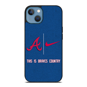 ATLANTA BRAVES NIKE MLB BASEBALL iPhone 13 Case Cover ATLANTA BRAVES NIKE MLB BASEBALL iPhone 13 Case Cover