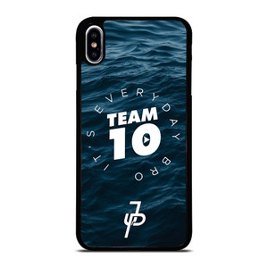 JAKE PAUL TEAM 10 JP LOGO iPhone XS Max Case Cover JAKE PAUL TEAM 10 JP LOGO iPhone XS Max Case Cover