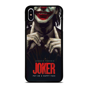 JOKER JOAQUIN PHOENIX PUT ON A HAPPY FACE iPhone XS Max Case Cover