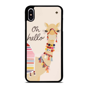 KATE SPADE CAMEL OH HELLO iPhone XS Max Case Cover
