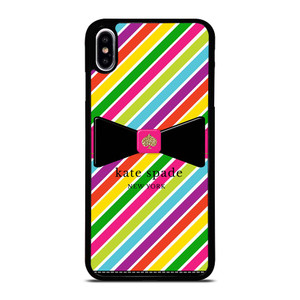 KATE SPADE COLORFUL STRIPE iPhone XS Max Case Cover